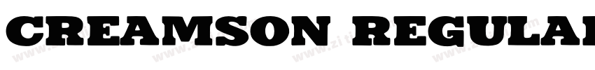 Creamson Regular字体转换